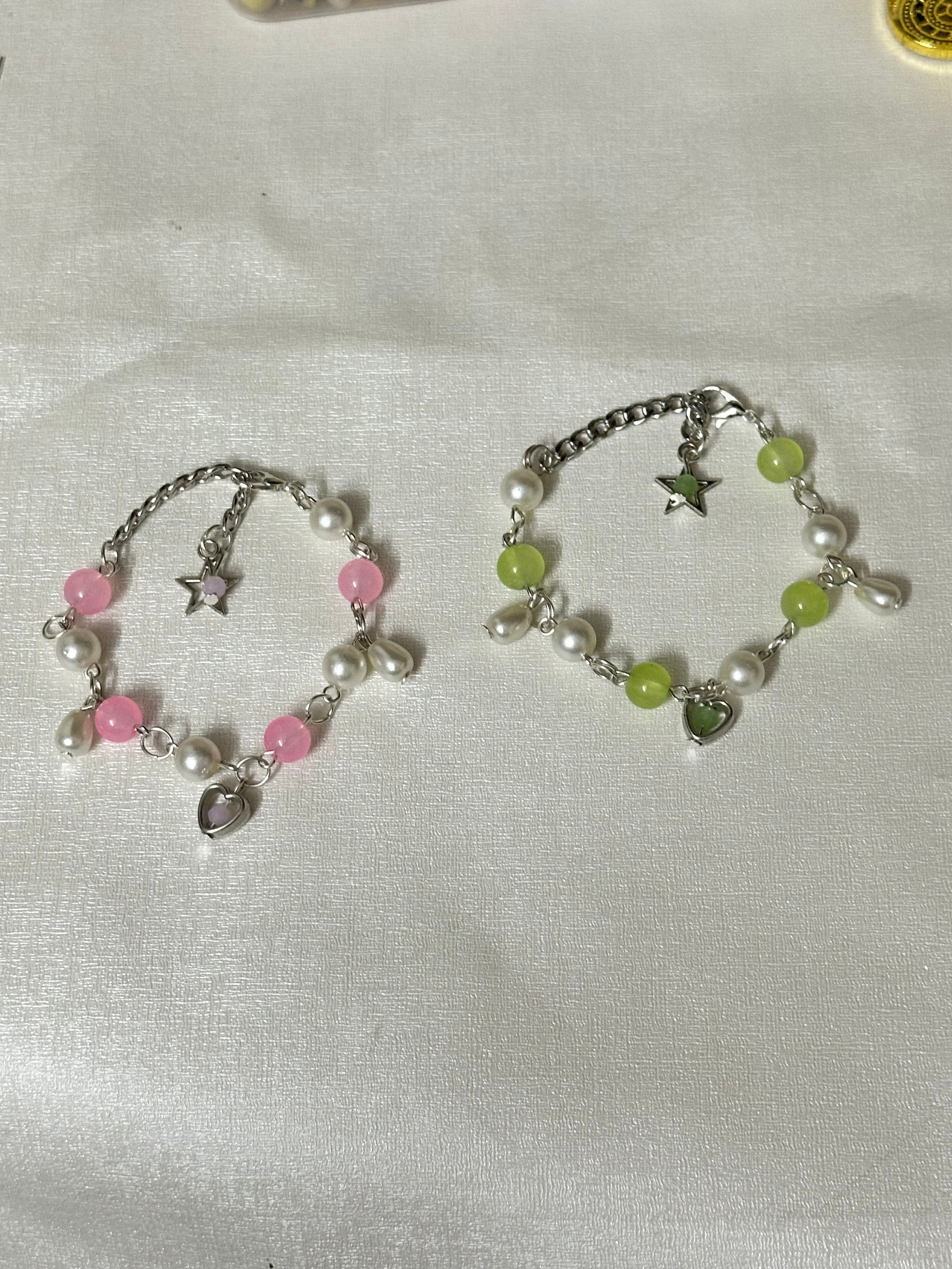 Heart charm bracelets