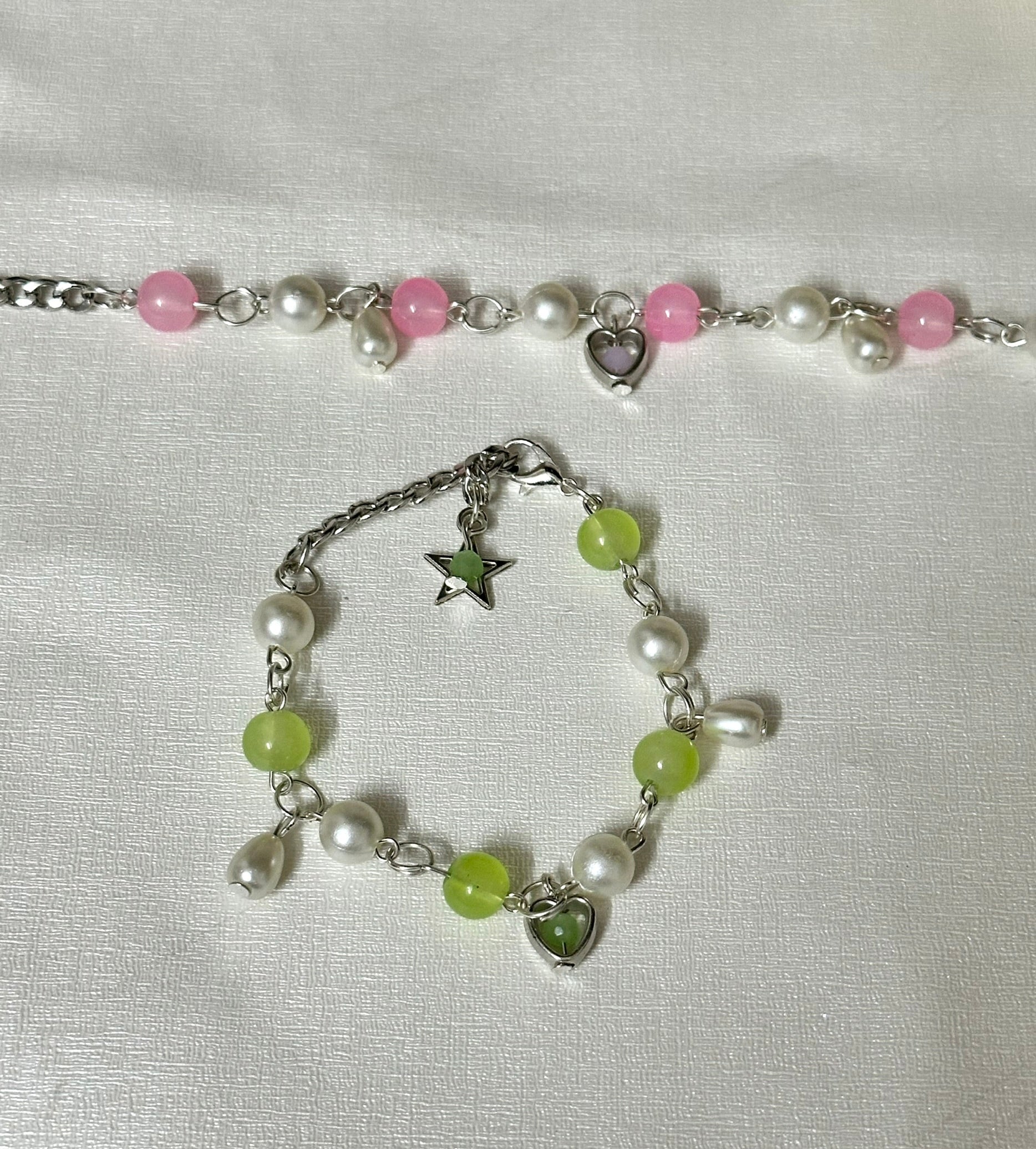 Heart charm bracelets