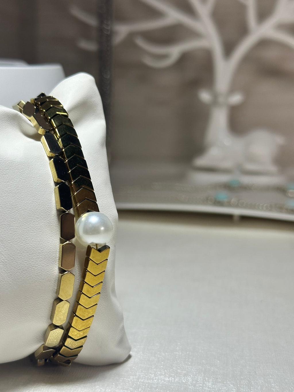 Simple bracelet stack of two