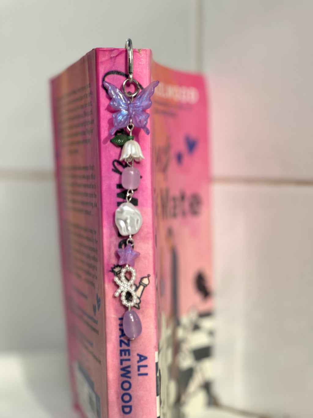 Book mark charm