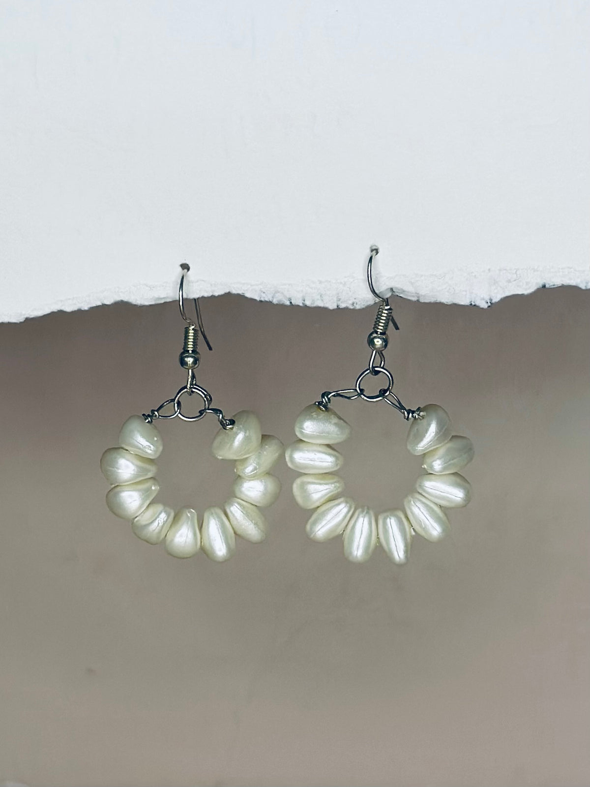 Pearl hoops