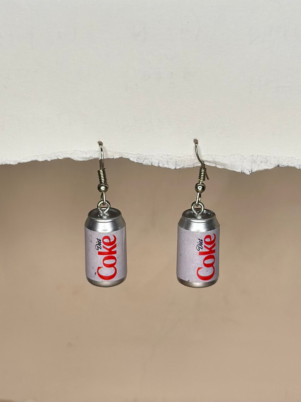 Diet Coke earrings