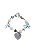 Heart charm bracelet