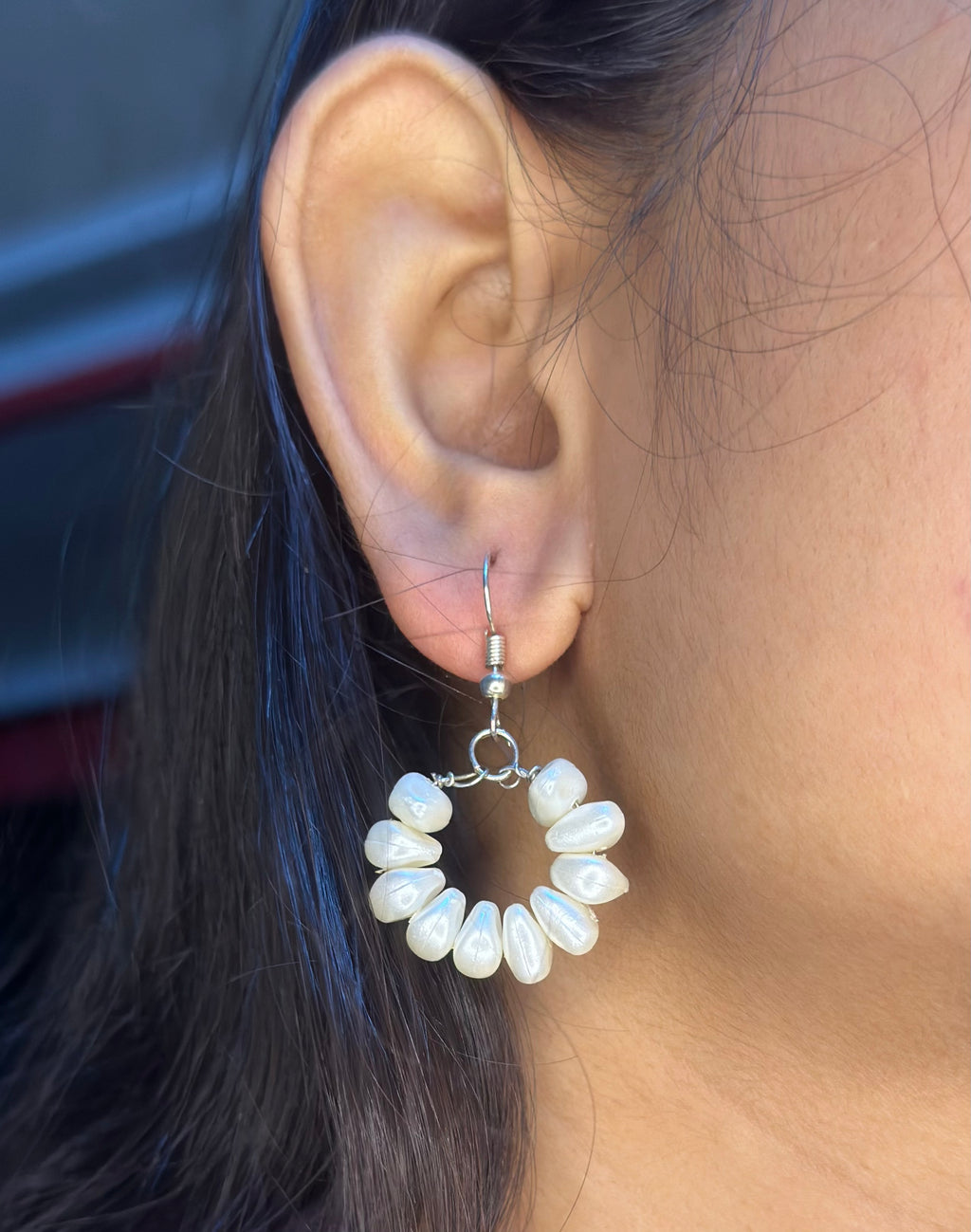 Pearl hoops