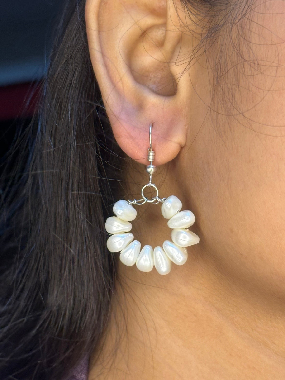 Pearl hoops
