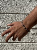 Silver Link Cord Bracelet