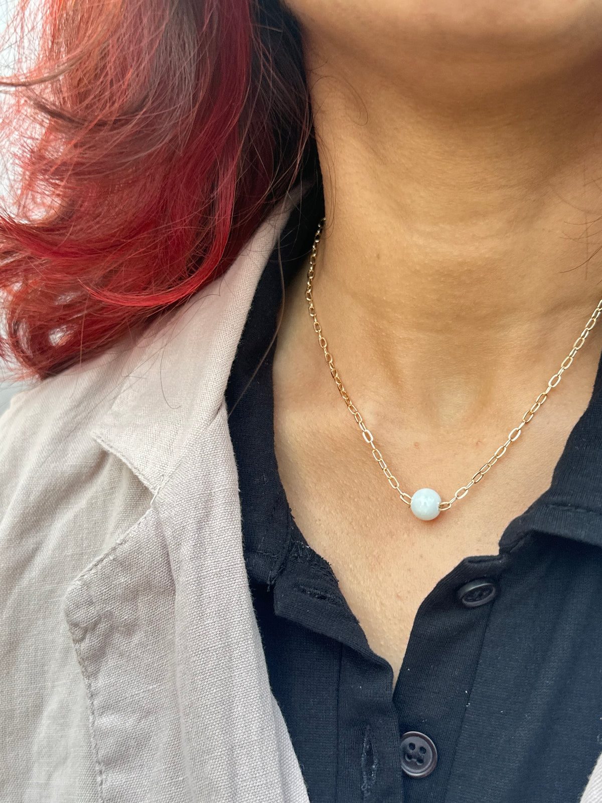 One Pearl necklace