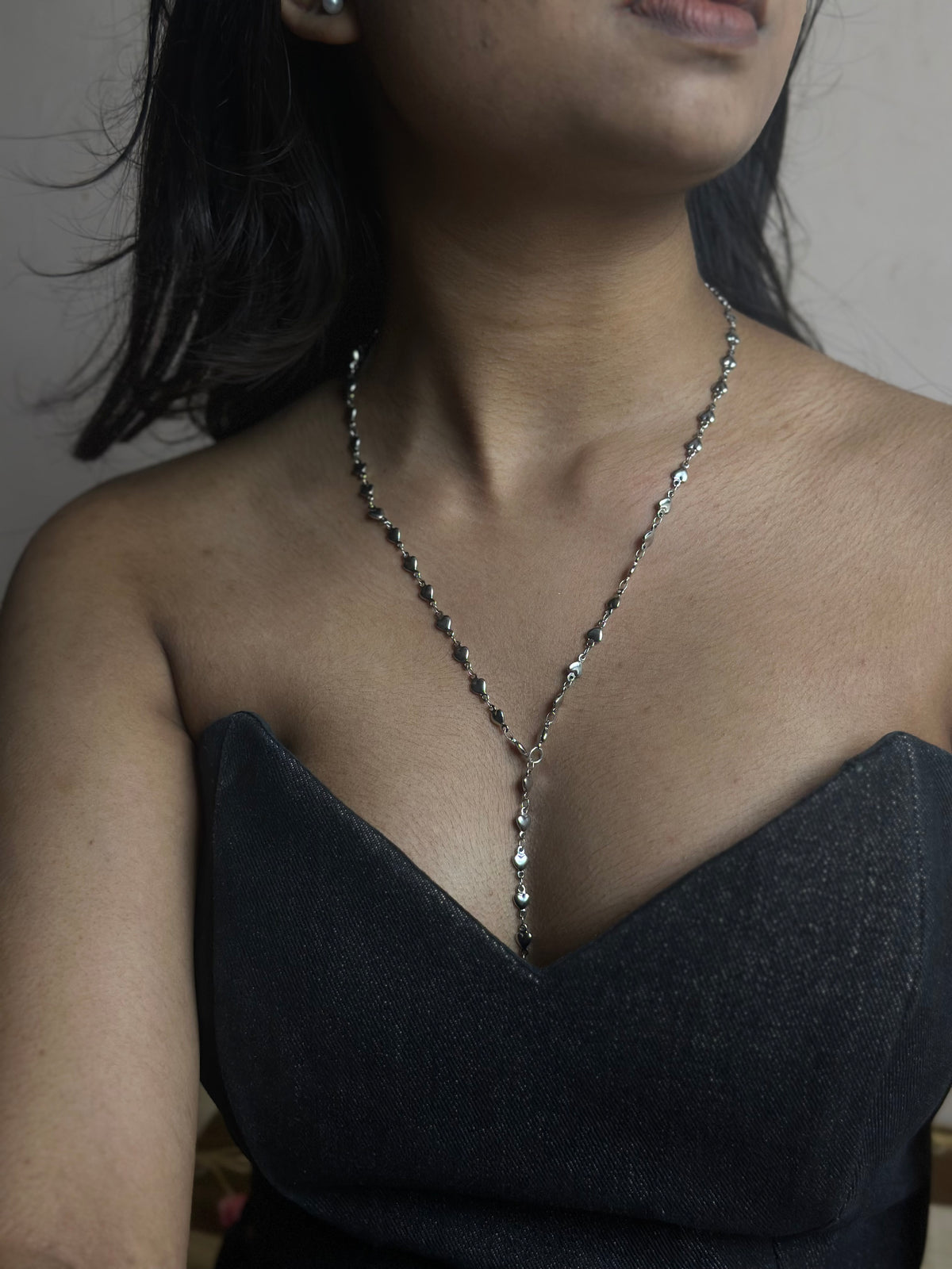 Heart chain necklace