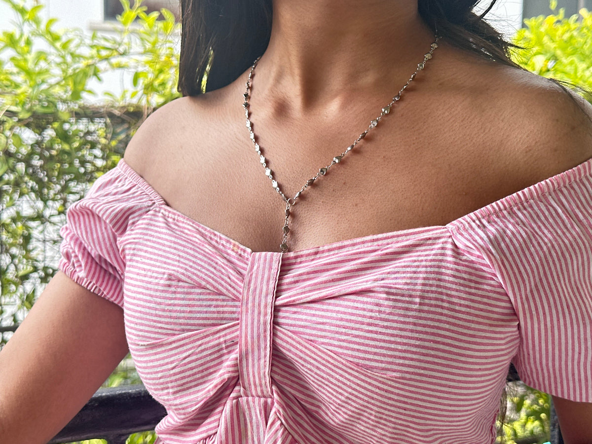 Heart chain necklace