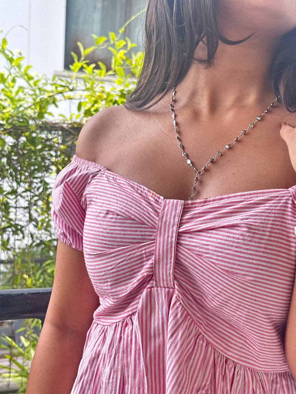 Heart chain necklace