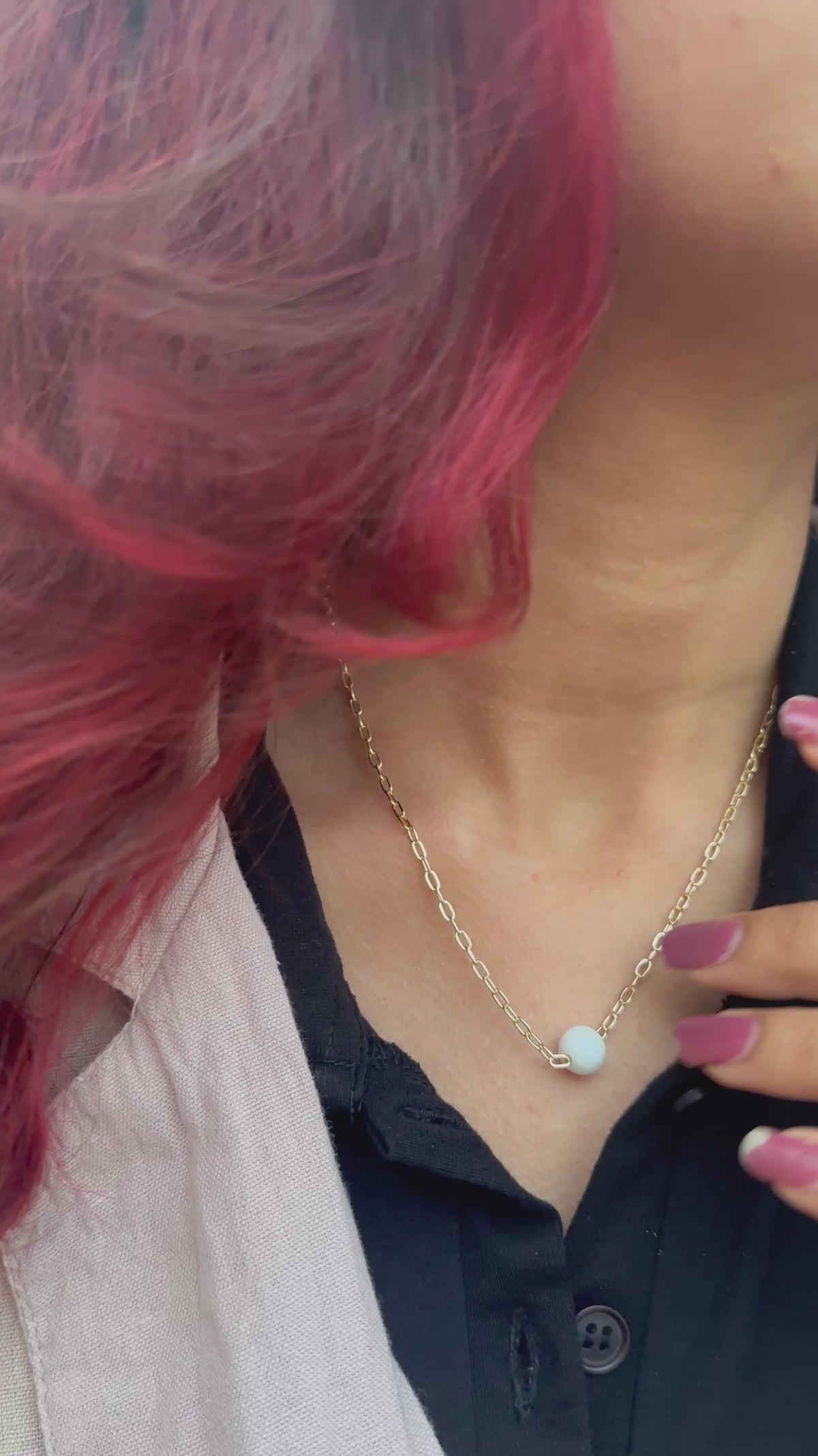One Pearl necklace