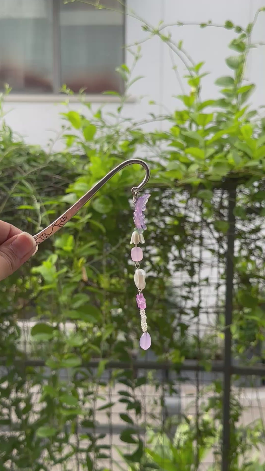 Book mark charm